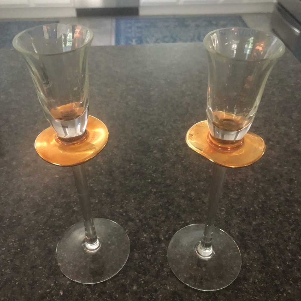 Vintage Candle Sticks Set of 2